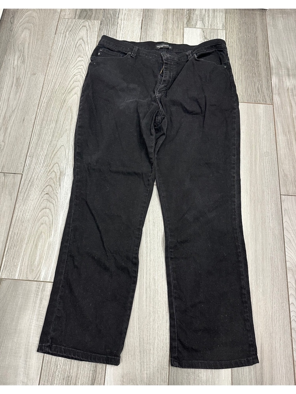 Lee Platinum Black Straight Leg Jeans